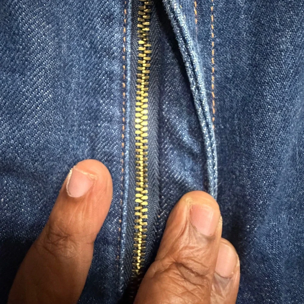Levi Strauss 701 Vintage Selvedge Jeans Big E Redline Modified Waist 31 Indigo